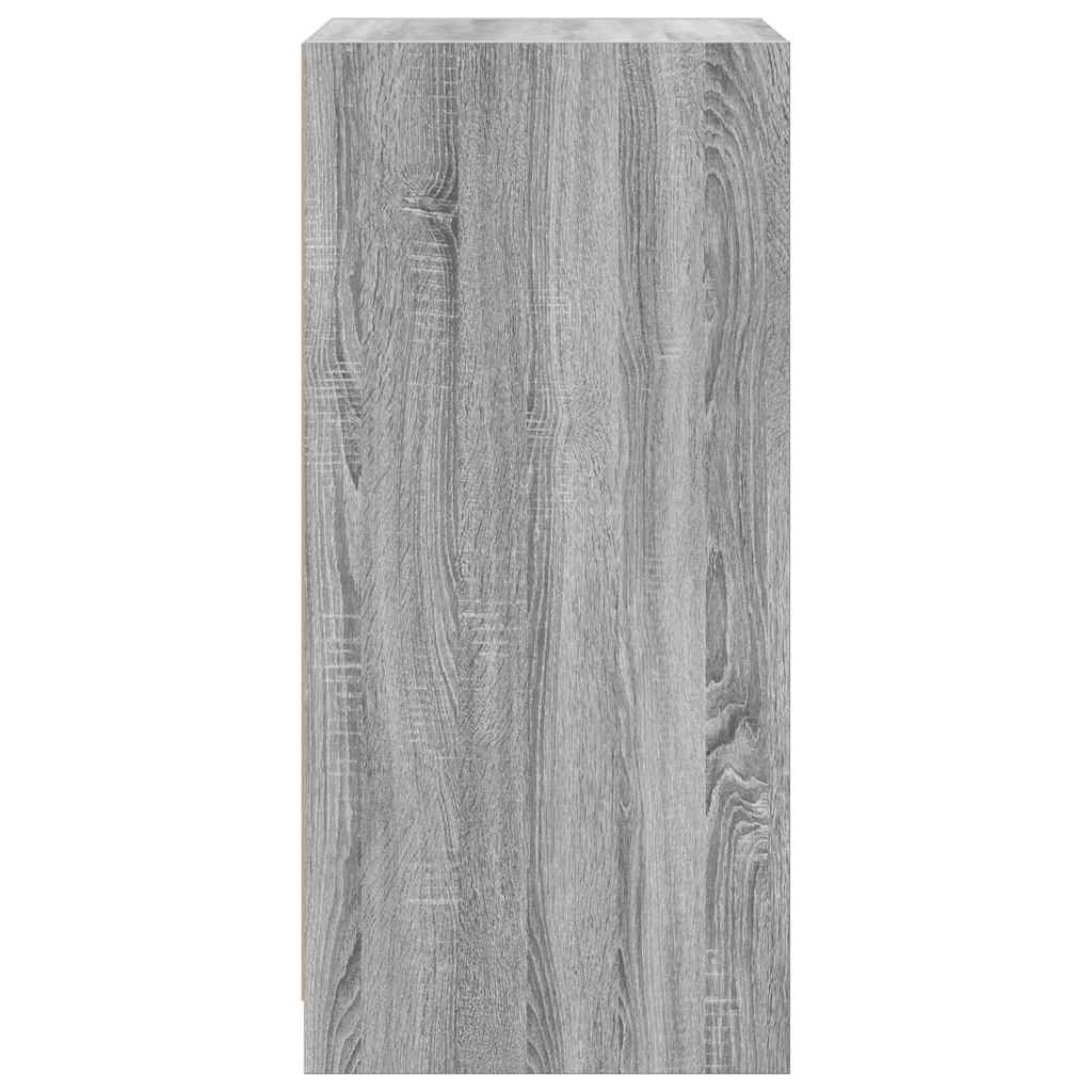 Armadio Grigio Sonoma 48x41x102 Cm In Legno Multistrato - Image 5