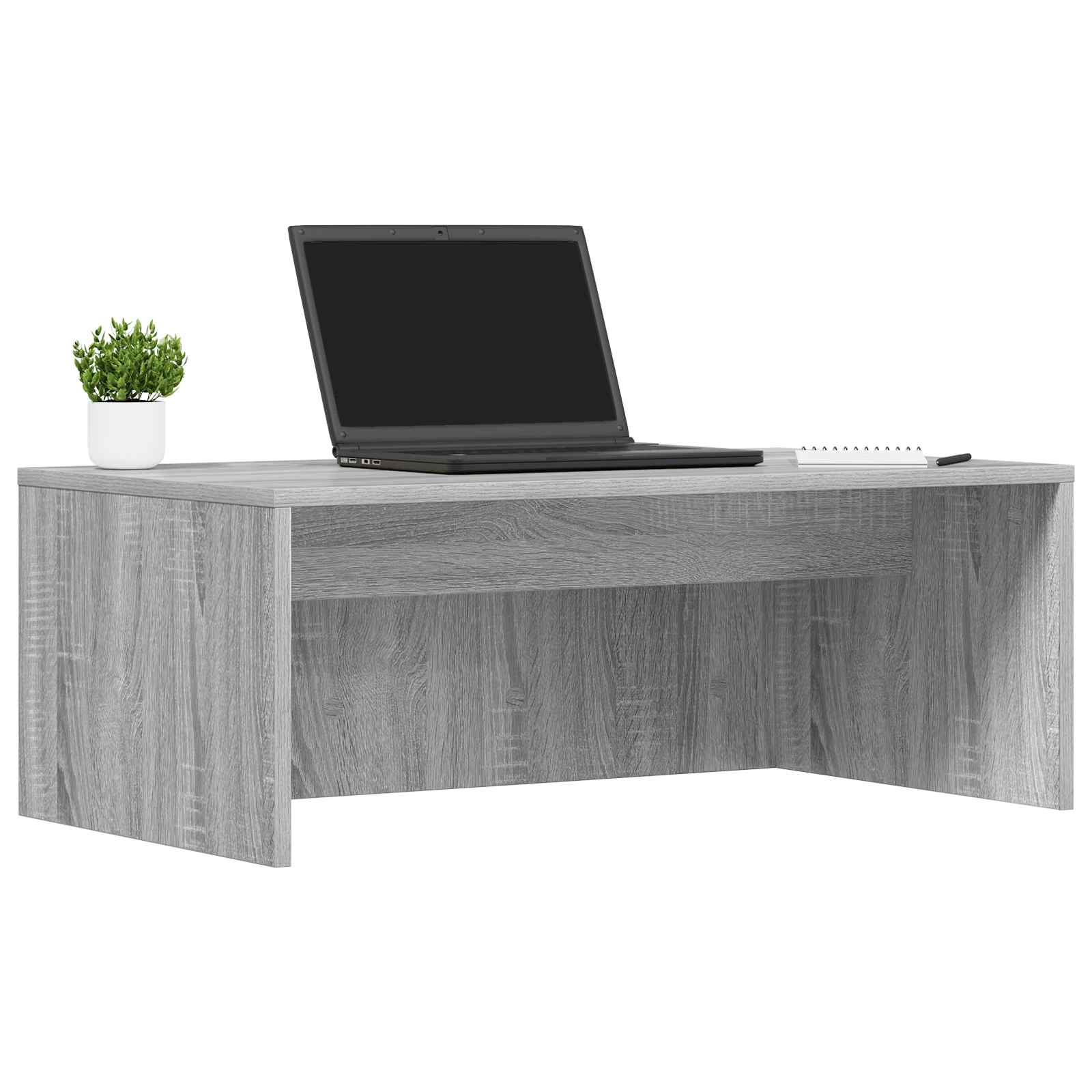 Scrivania A Parete Grigio Sonoma 80 X 45 X 30 cm - Image 3