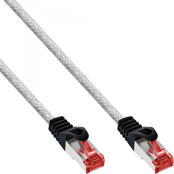 Cavo Patch Inline - S/ftp (pimf) - Cat.6 - 250 Mhz - Pvc - Rame - Trasparente - 0,5 M