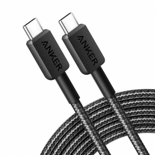 Anker Innovations Anker 322 - Cavo Usb - Da UsB-C A 24 Pin (m) A UsB-C A 24 Pin (m)