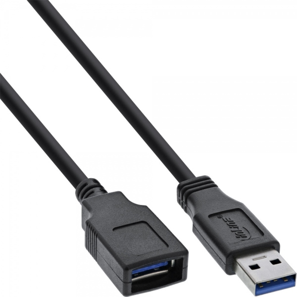 Cavo Inline Usb 3.2 Gen.1 - A Maschio/femmina - Nero - 2 M