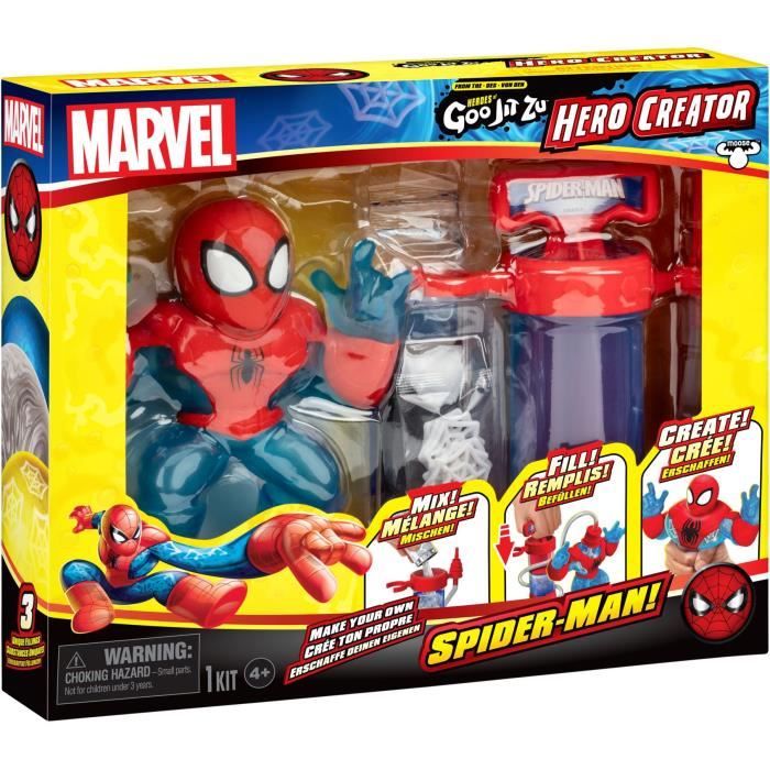 Figura - Héroes De Goo Jit Zu - Marvel - Spiderman Creador - 11 cm