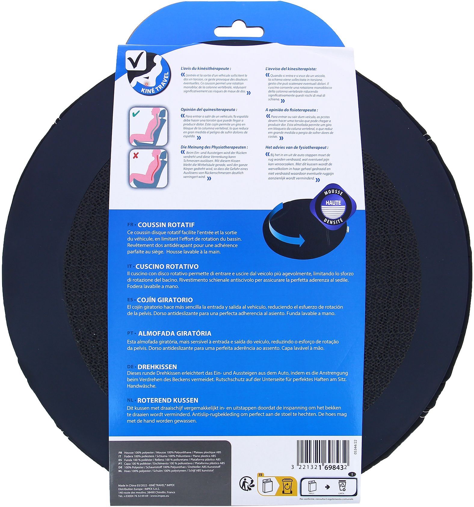Cuscino Rotante Kine Travel - Image 4