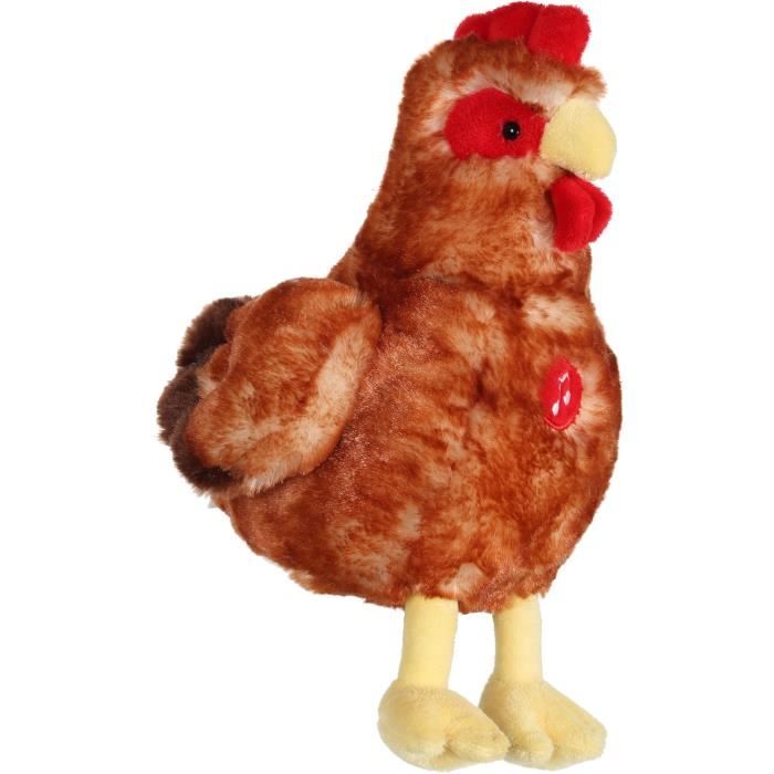 Peluche Gallina Rossa Con Suono - Gipsy Toys - 22 cm