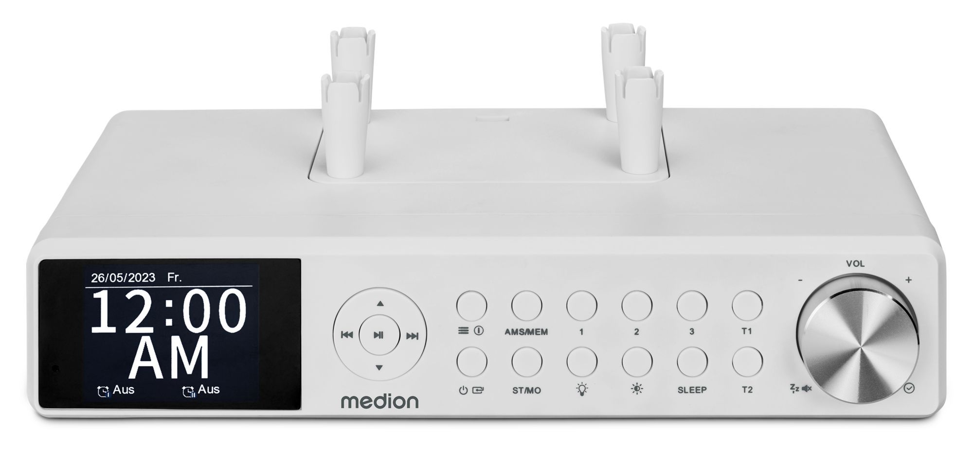 Radio Da Cucina - Medion - Dab+ - 2x3w Rms - Bianco