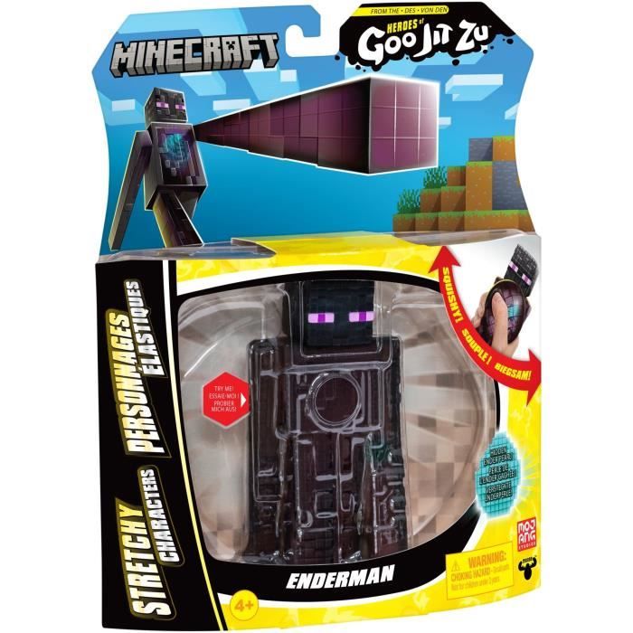 Figurina - Eroi Di Goo Jit Zu - Minecraft - Enderman - 11 cm