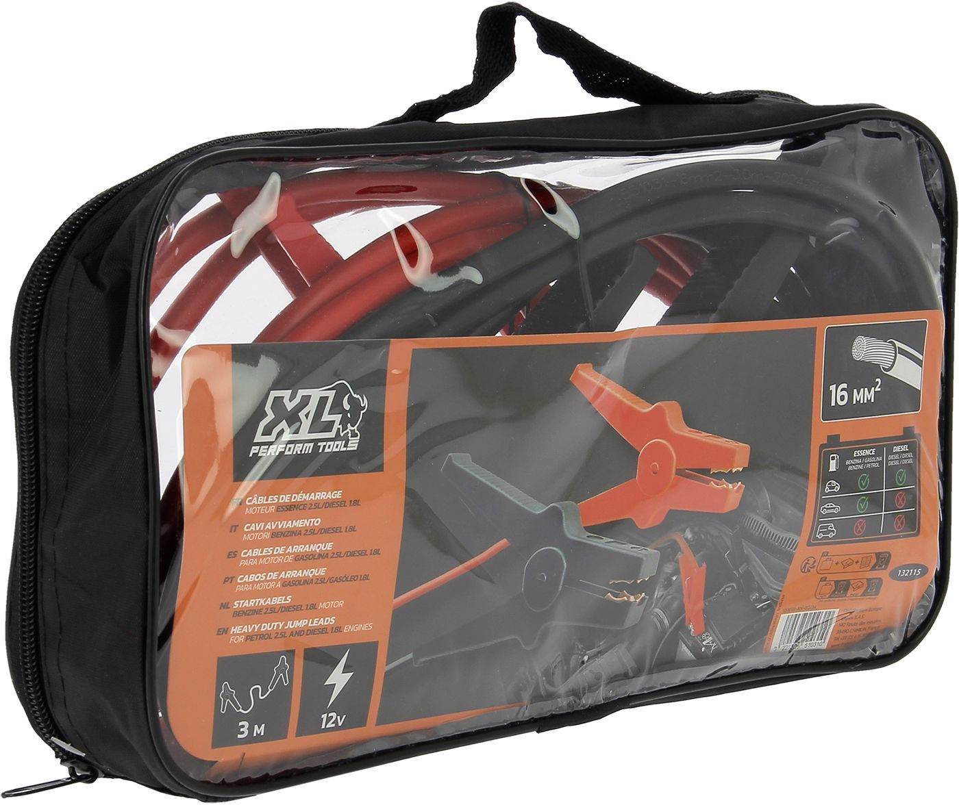 Xl Perform Tools Cavi Di Avviamento - Motore A Benzina 2,5l - 16mm²x 3m - Image 4