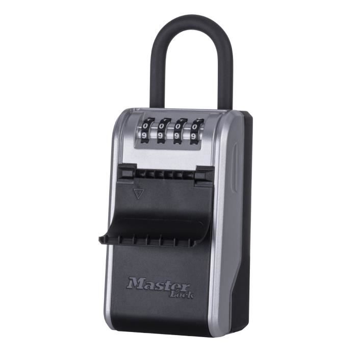 Master Lock - Cassetta Portachiavi Esterna Con Maniglia Flessibile - Nuovo Design - Grande Capacità - Alta Sicurezza - 19,6 X 7,6 X 5,6 cm