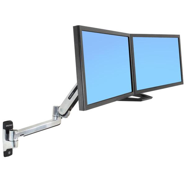 Ergotron Lx Hd - Befestigungskit (erweiterungsadapter, VesA-Adapter, SteH-SitZ-Arm, Wandhalterung) - Für LcD-Display - Polished Aluminum - Bildschirm - Image 4