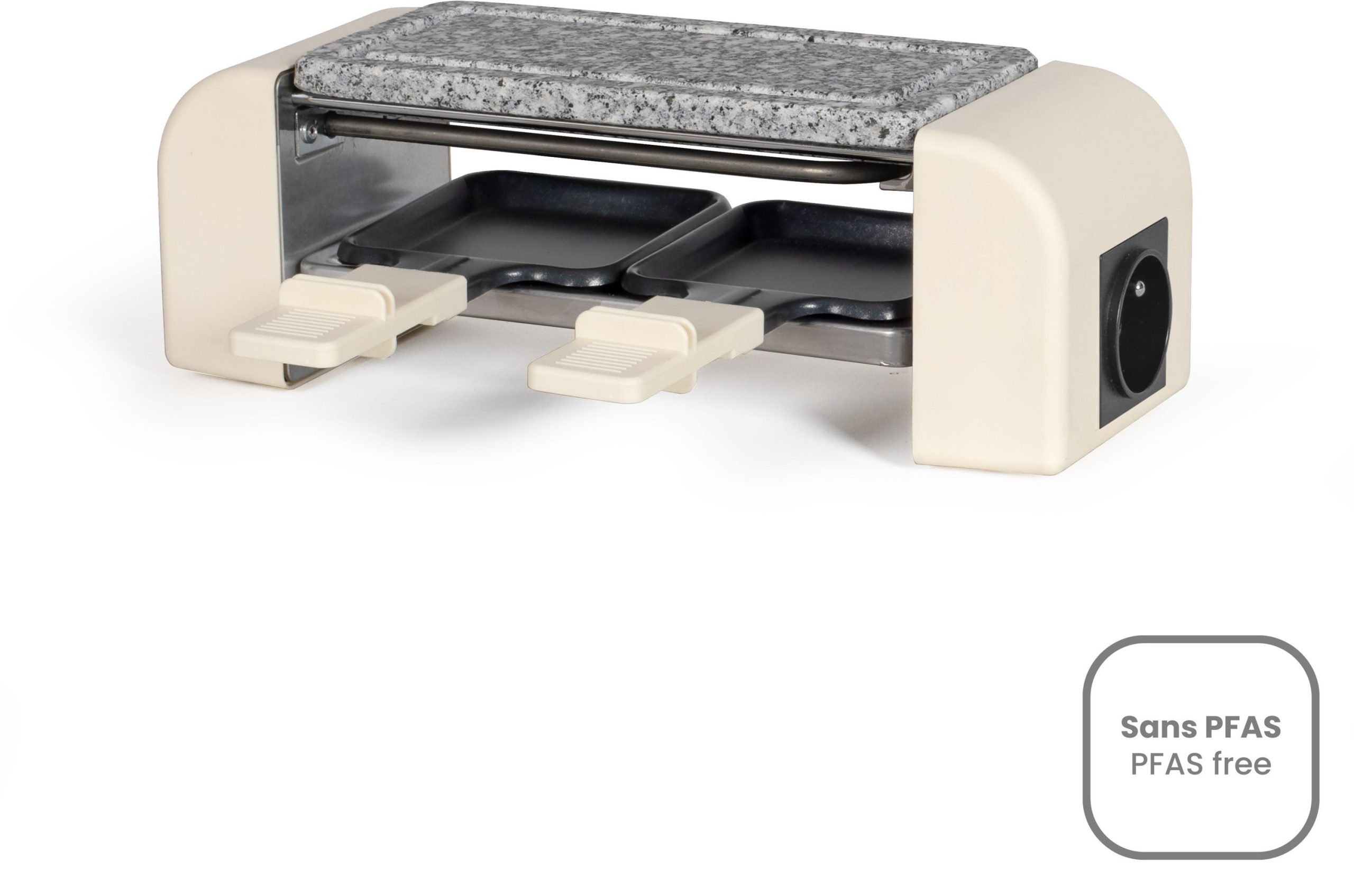 Griglia Per Raclette Collegabile - Livoo - Doc310c - 2 Persone - 450 W - Termostato Automatico