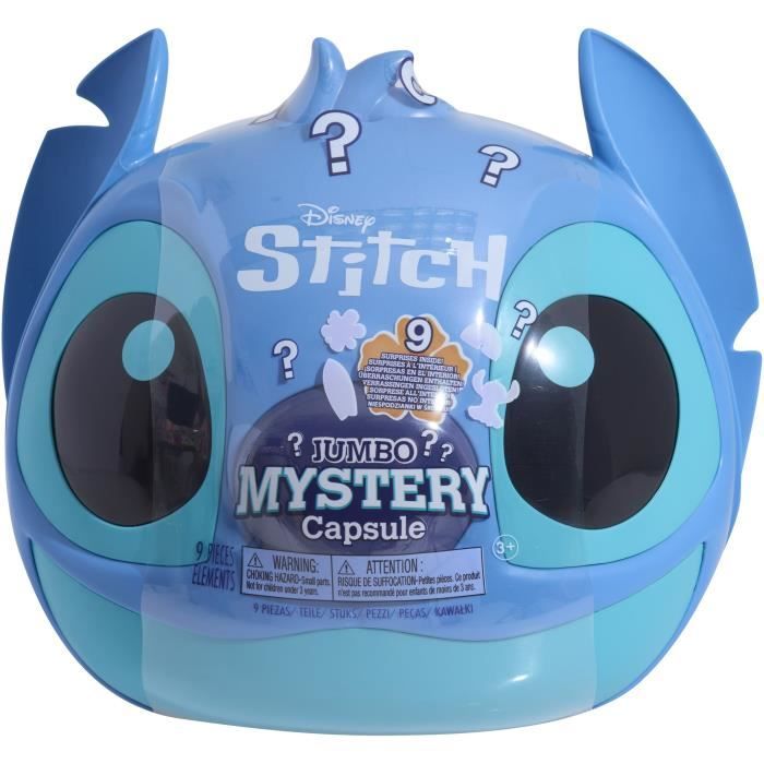 Giocattolo Interattivo - Licenza /stitch - Stitch Surprise Head - 23 Cm, 10 Accessori Nascosti, Decorazione Della Stanza