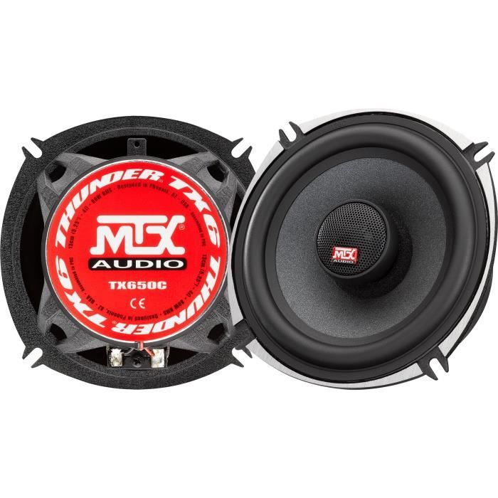 Mtx Tx650c Altoparlanti Coassiali A 2 Vie Da 13 Cm 80 W Rms 4o Telaio In Alluminio Bobina Tweeter Al Neodimio Con Cupola In Seta Tsv Til