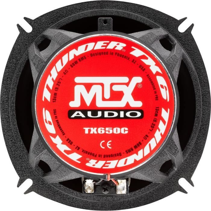 Mtx Tx650c Altoparlanti Coassiali A 2 Vie Da 13 Cm 80 W Rms 4o Telaio In Alluminio Bobina Tweeter Al Neodimio Con Cupola In Seta Tsv Til - Image 3