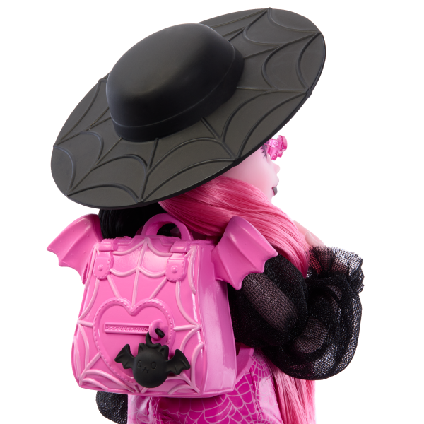 Monster High Draculaura Bambola Con Animale Domestico E Accessori Hrp64 - Image 4