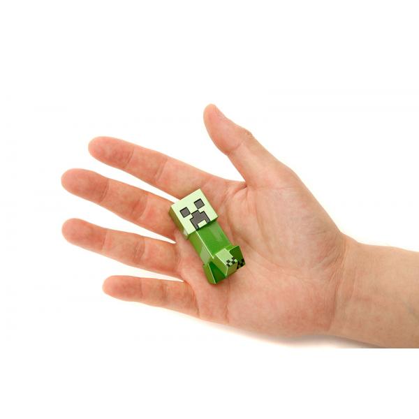 Set Di Statuette In Metallo Minecraft Steve Alex Creeper Warden 6 cm - Image 3