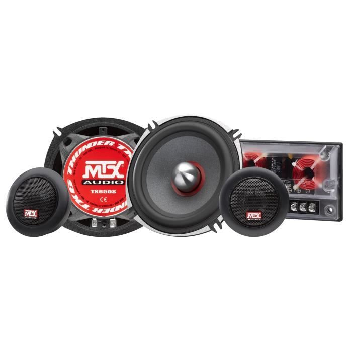 Kit Di Altoparlanti Mtx Tx650s 13cm 2 Vie 80w Rms 4o Telaio In Alluminio Tweeter Al Neodimio Bobina Di Seta Bobina Tsv Til