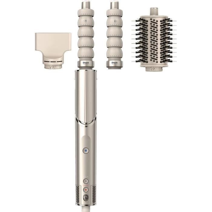 Asciugacapelli E Piega 2 In 1 - Shark Flexstyle - Hd426sleu - 3 Accessori - Champagne - 1400 W