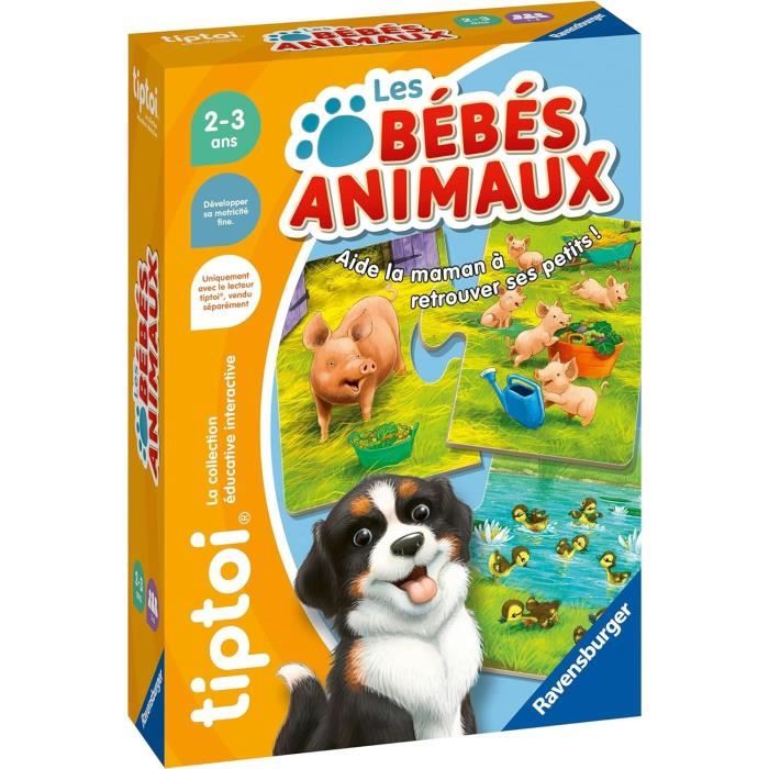 Tiptoi Baby Animals, Gioco Educativo, 00187, Dai 2 Anni In Su, Ravensburger