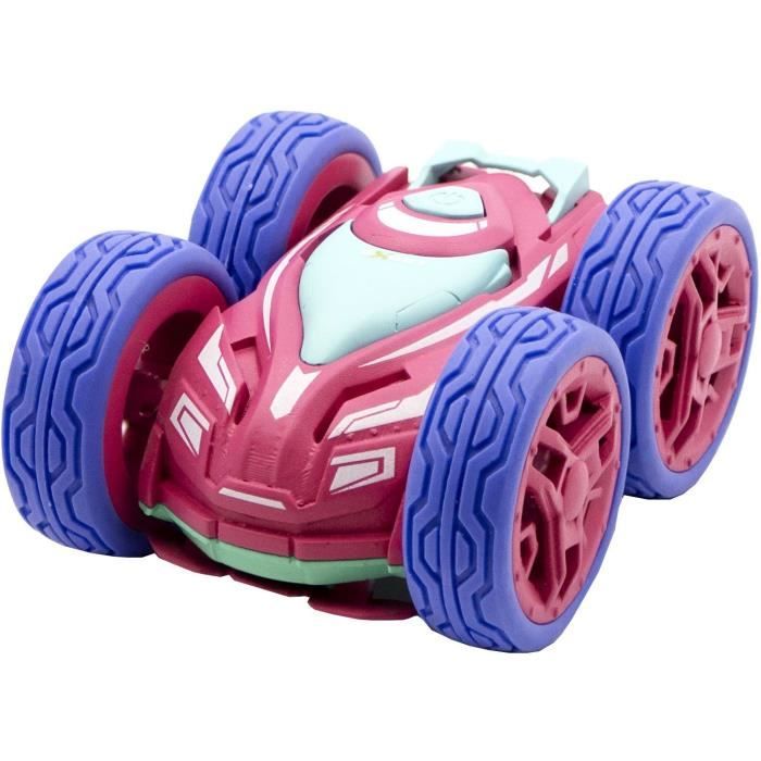 Auto Telecomandata - Exost - 360 Mini Flip Amazon 1:34 - 8 Km/h - 10 Cm - Rosa - 5 Anni