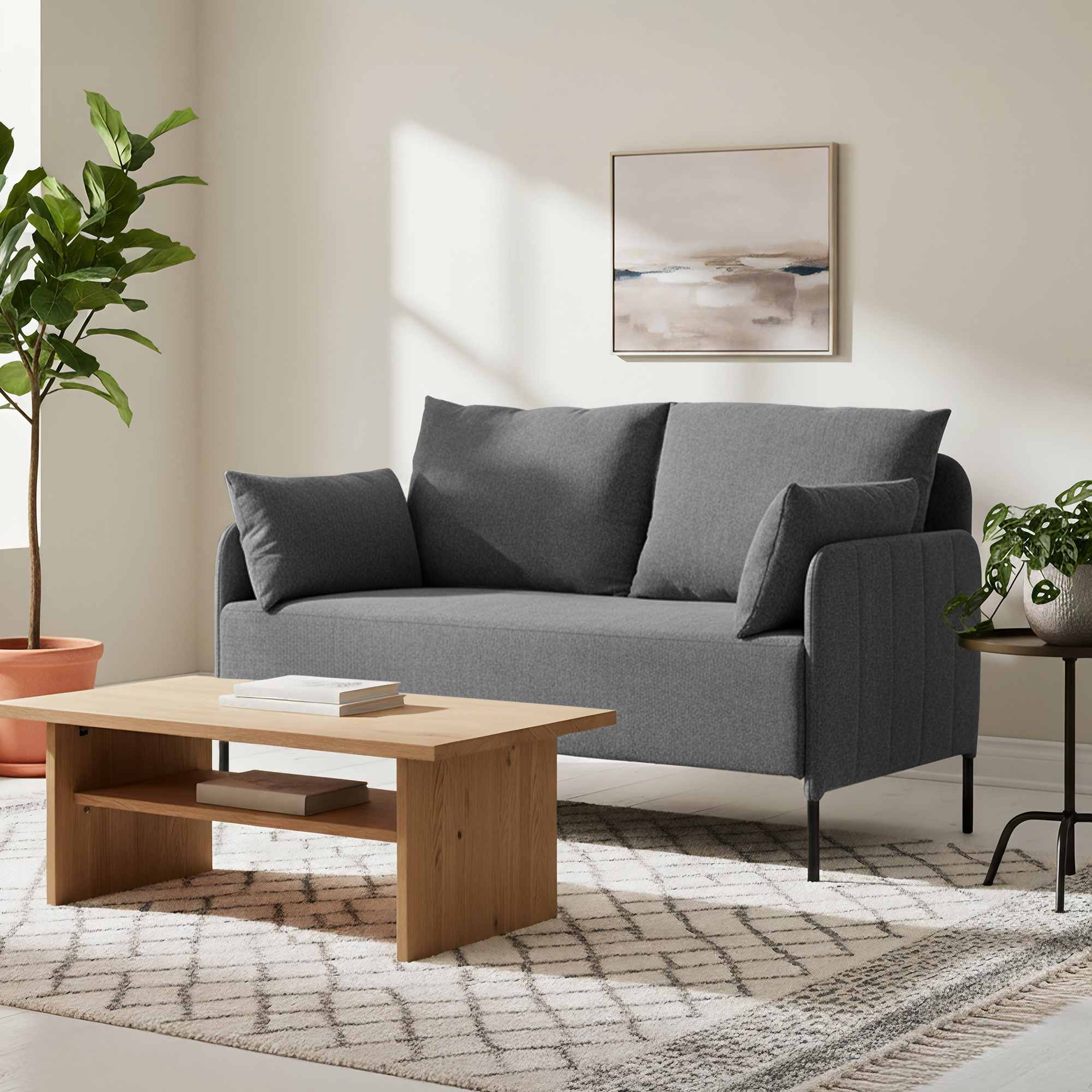 Ziden Couch 2 Sitzer Stoff - Image 4