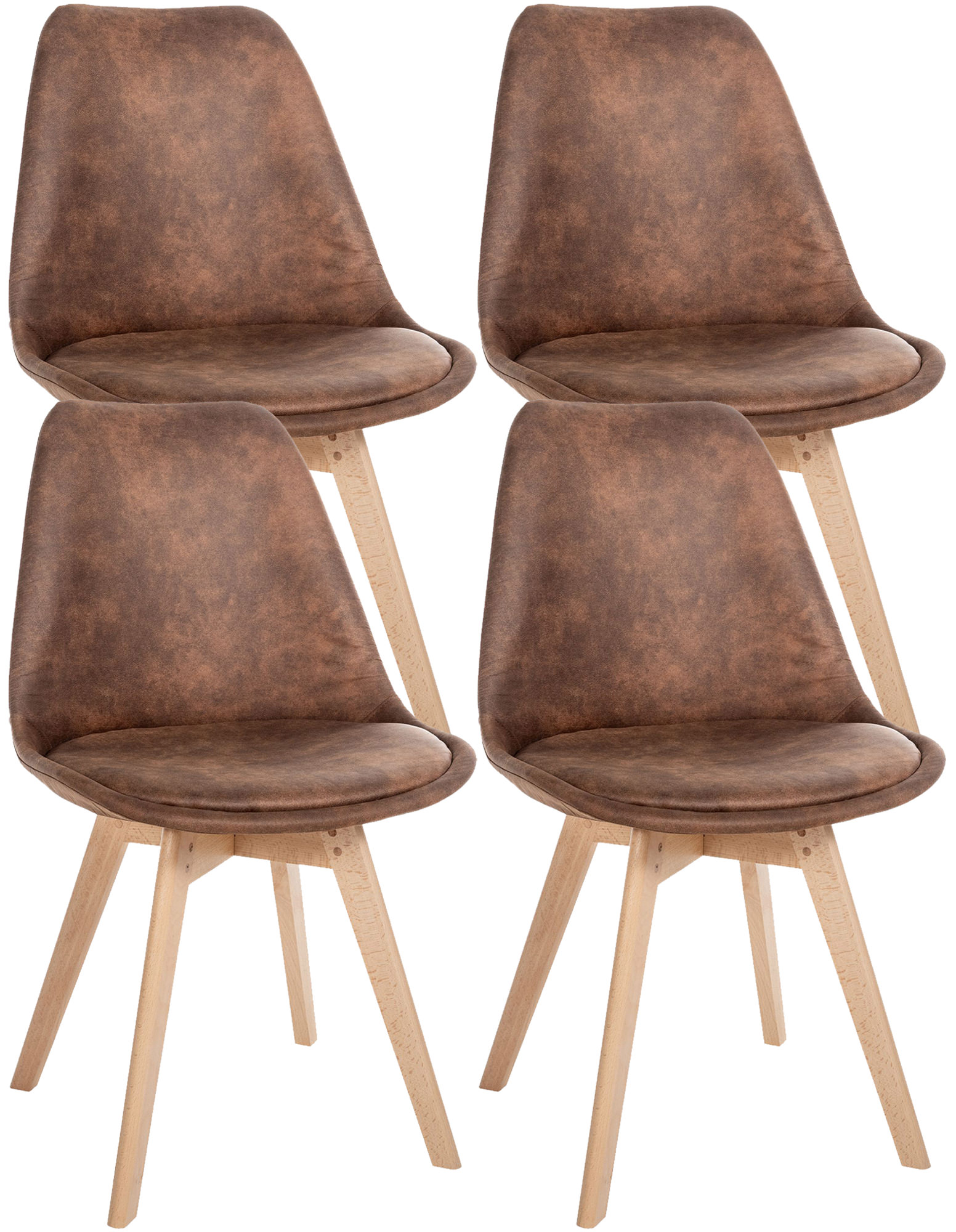 4er Set Stuhl Linares Vintage