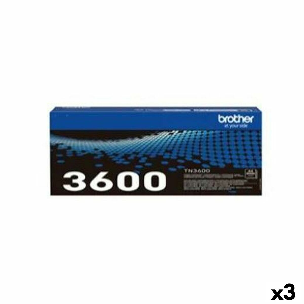 Toner Originale Brother Hll5210dn 5210dw 5215dn 6210dw 6410dn Dcpl5510dw M Nero (3 Unità)