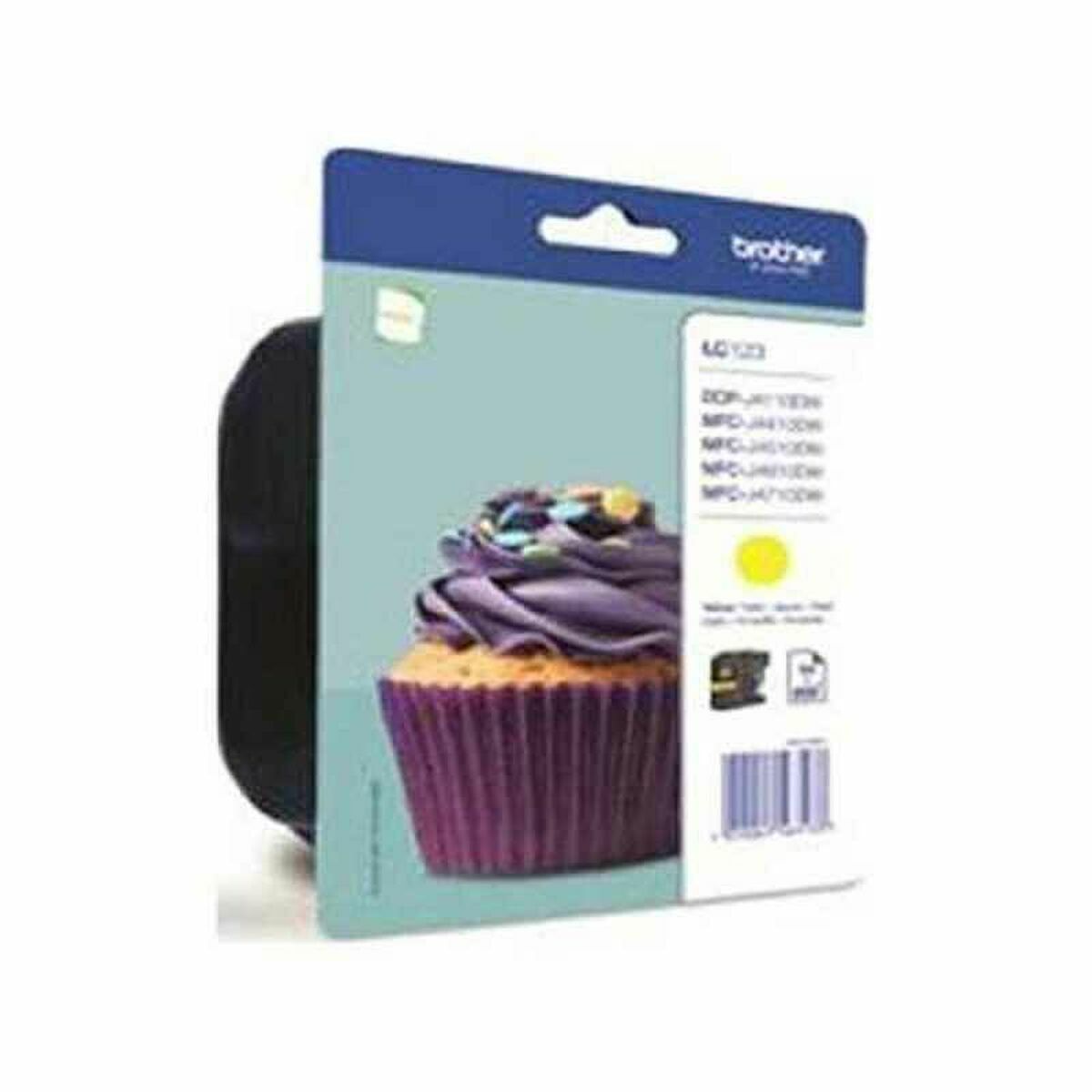 Cartuccia Ad Inchiostro Originale Brother LC-123ybp Giallo