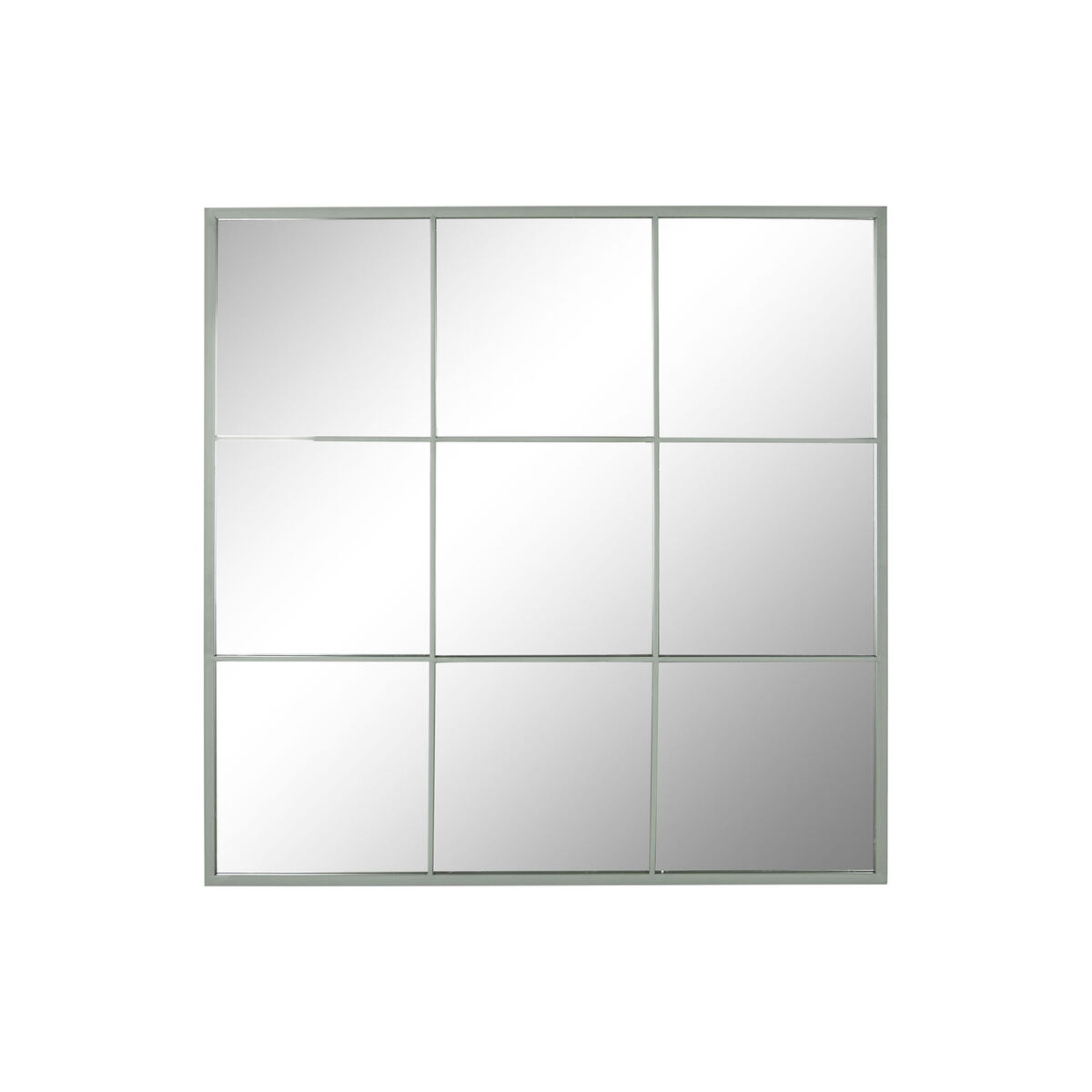 Specchio Da Parete Home Esprit Verde Finestra Scandi 90 X 2 X 90 cm