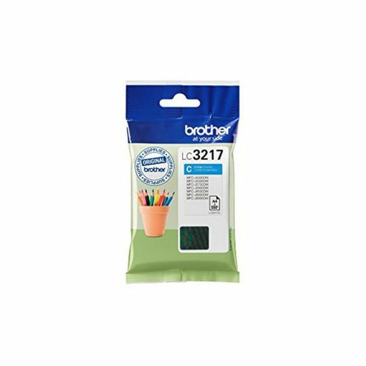 Cartuccia D'inchiostro Compatibile Brother LC-3217c Ciano