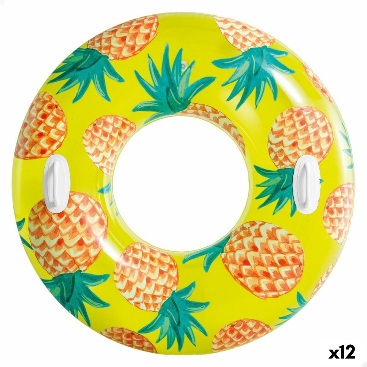 Salvagente Gonfiabile Donut Intex Tropical Fruits Ø 107 Cm (12 Unità)