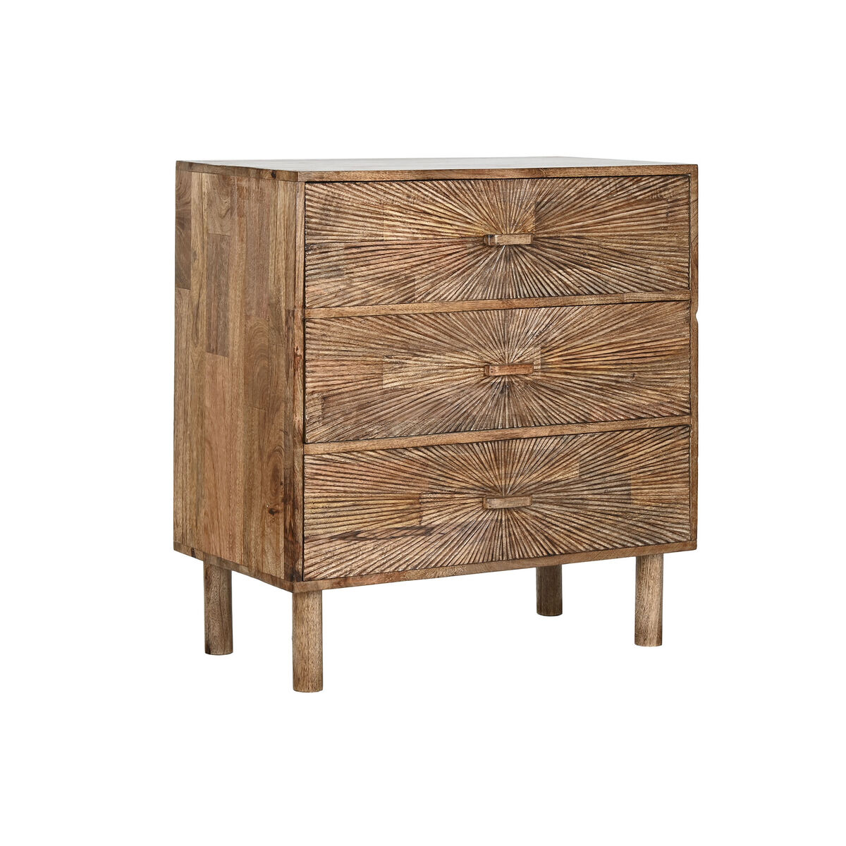 Cassettiera Home Esprit Naturale Moderno 80 X 42 X 85 cm