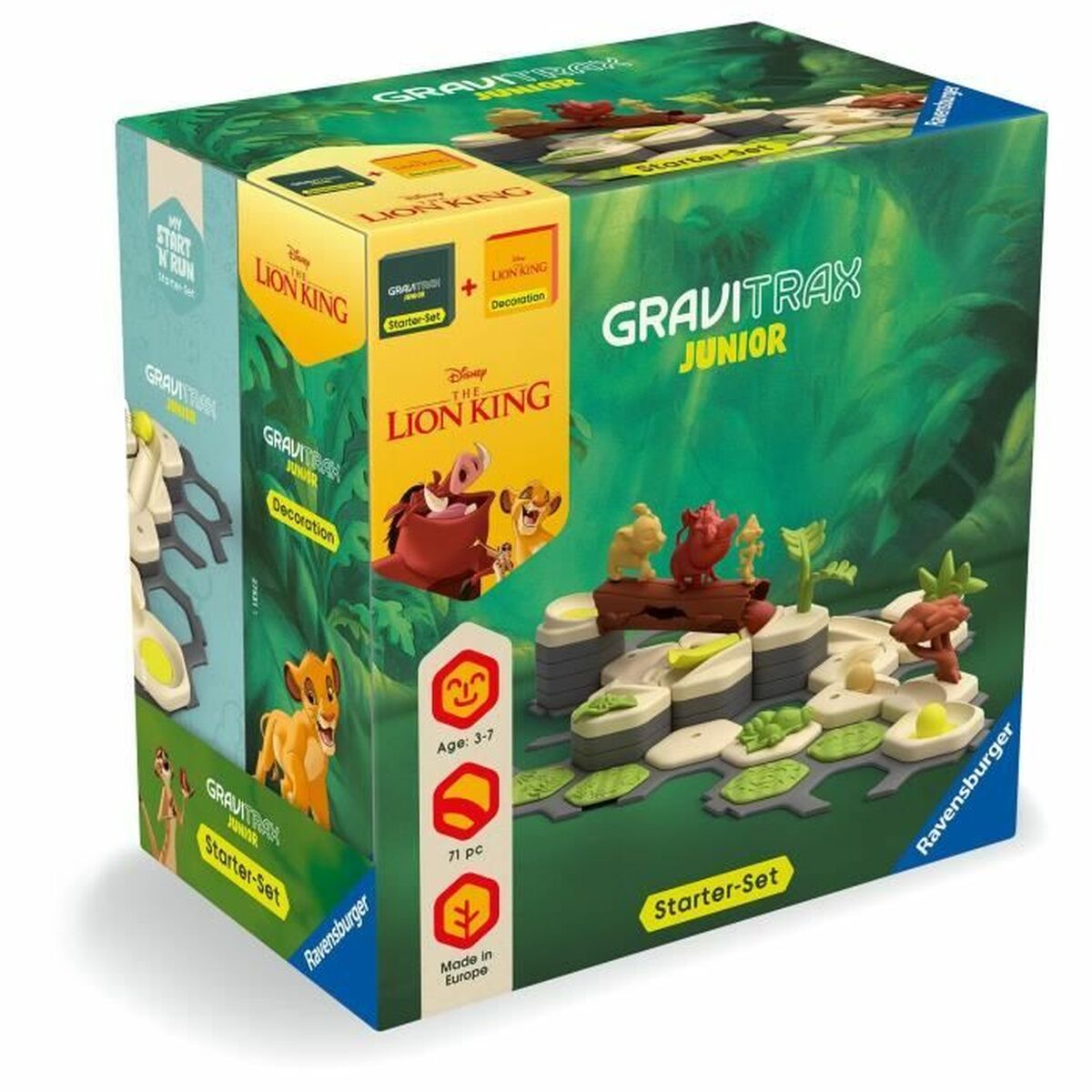 Gioco Da Tavolo Ravensburger Gravitrax Junior Starter Set El Rey León