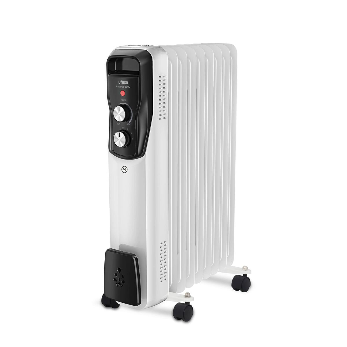 Radiatore Ufesa Antares Bianco 2000 W Con Ruote