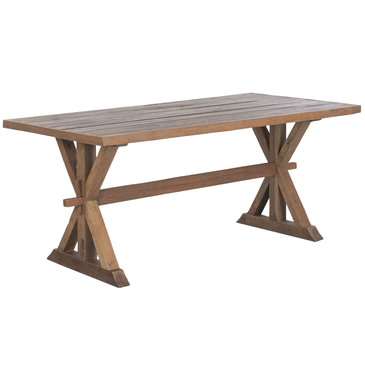 Tavolo Da Pranzo Home Esprit Naturale Legno Riciclato 180 X 90 X 78 cm