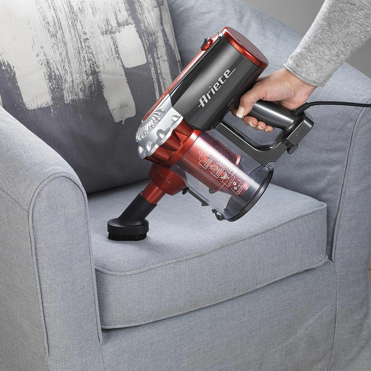 Scopa Elettrica E Aspirapolvere A Mano Ariete 2761 600 W - Image 3