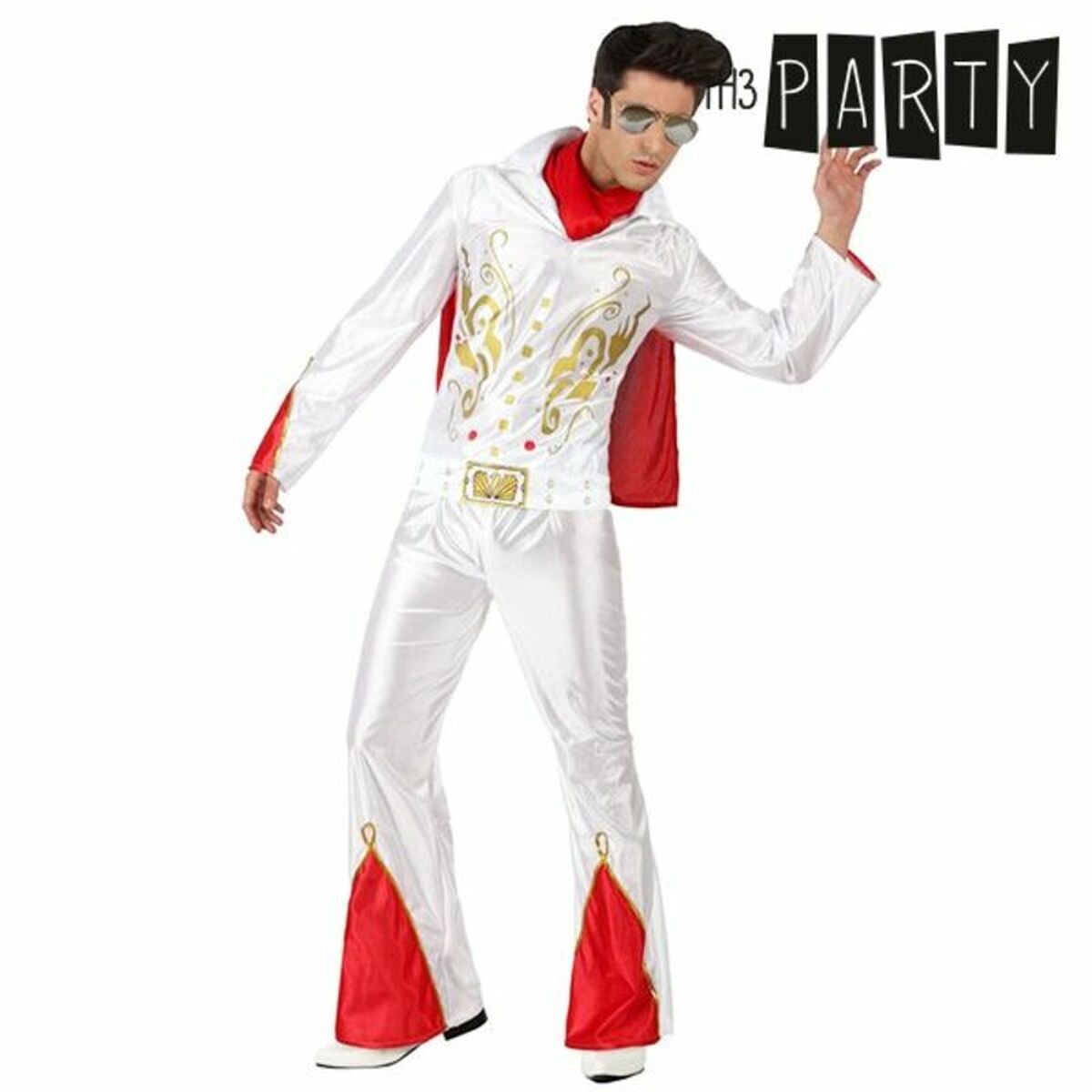 Costume Per Adulti Th3 Party Bianco (4 Pezzi) Taglia:xl