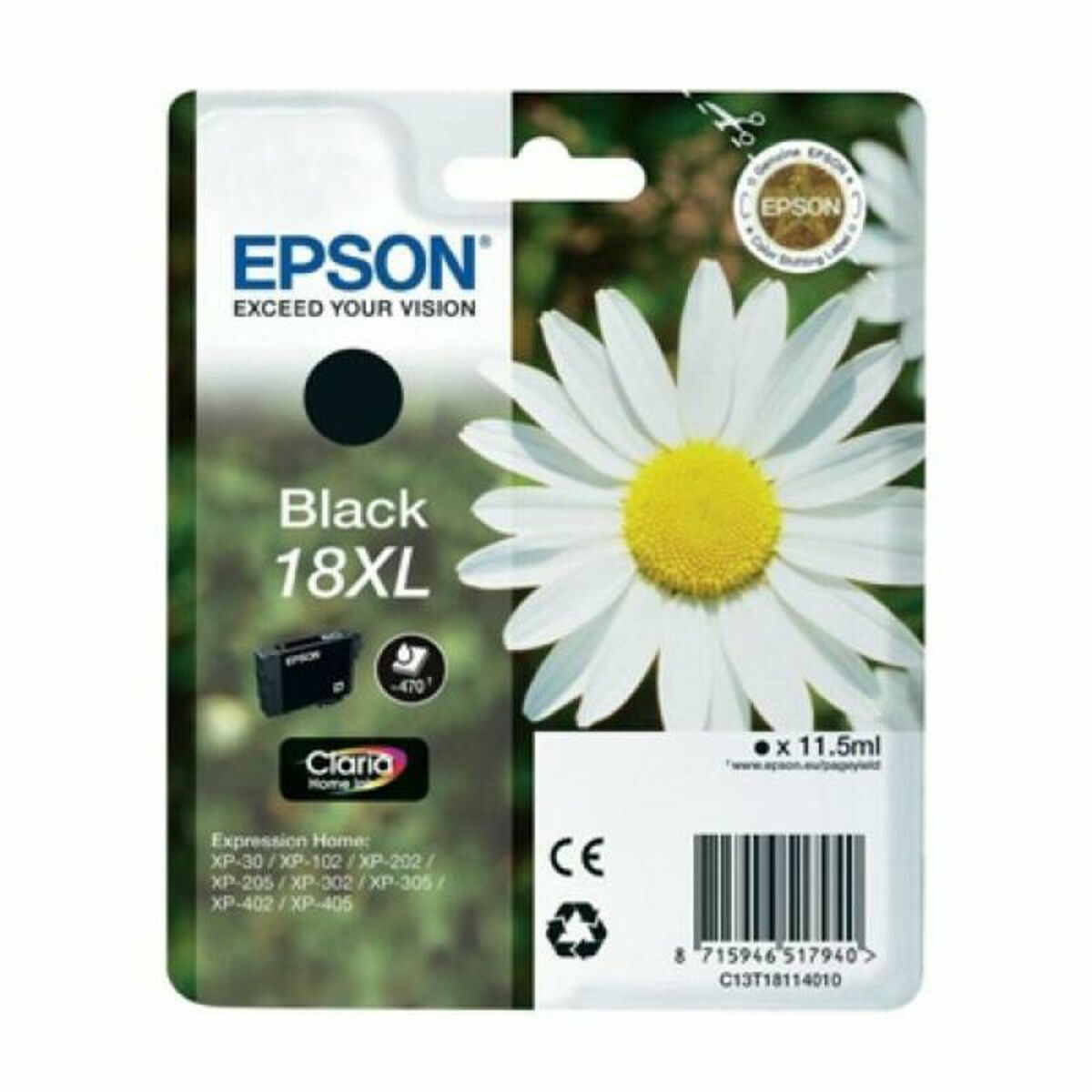 Cartuccia D'inchiostro Compatibile Epson C13t18114022 Nero