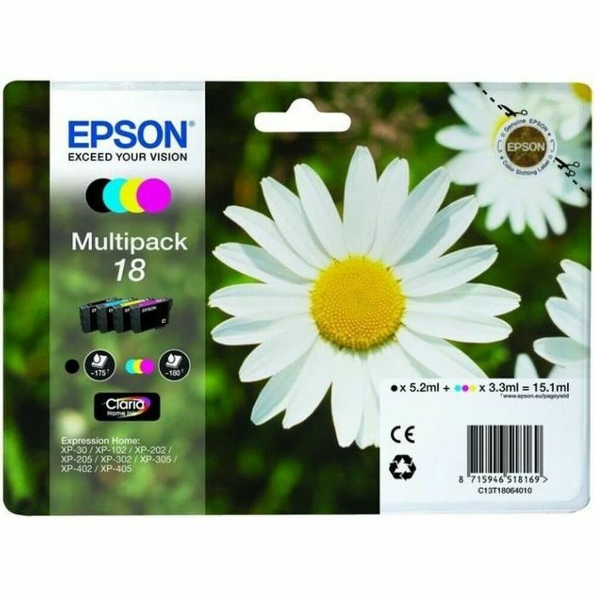 Cartuccia Ad Inchiostro Originale Epson C13t18064022