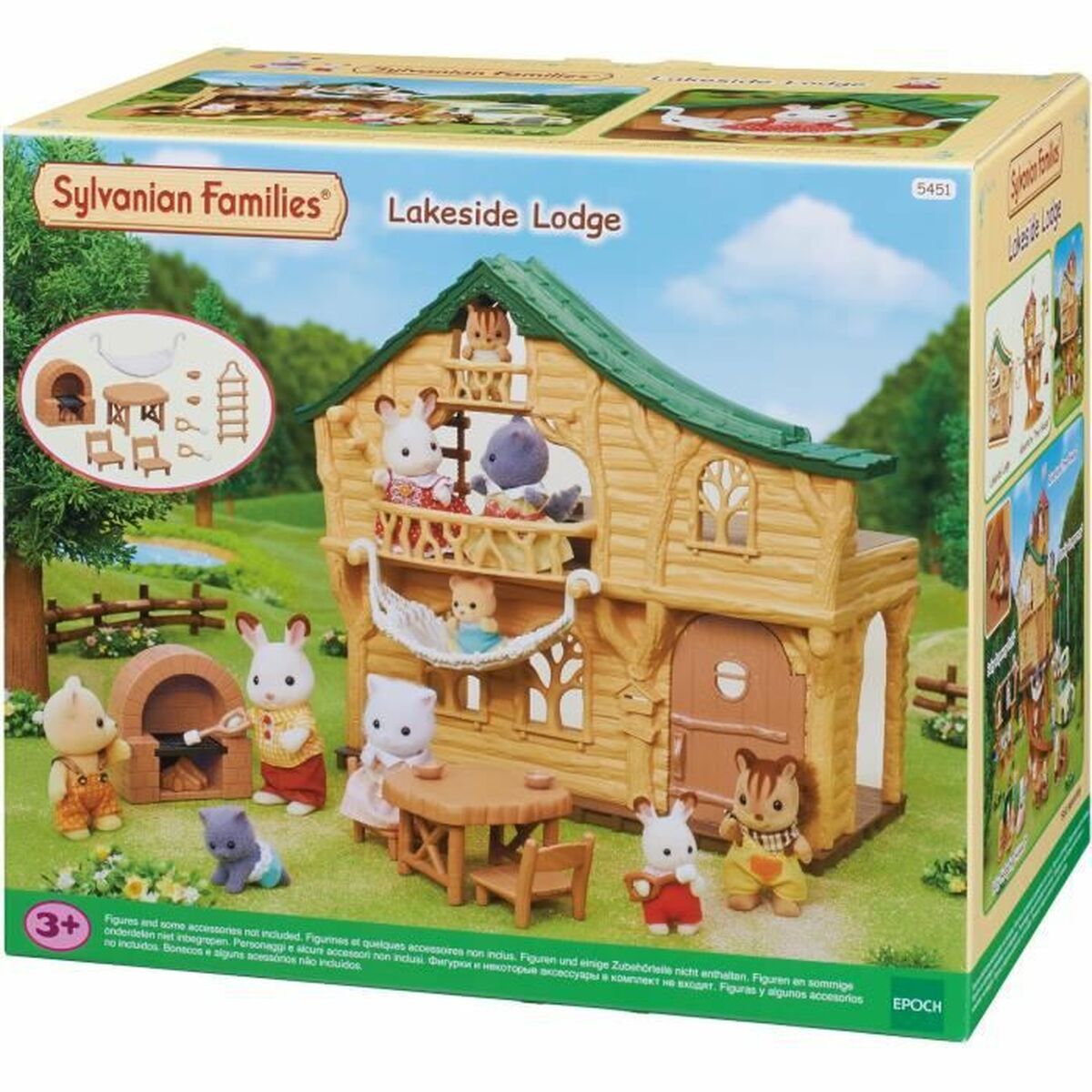 Casa Delle Bambole Sylvanian Families The Lake Chalet
