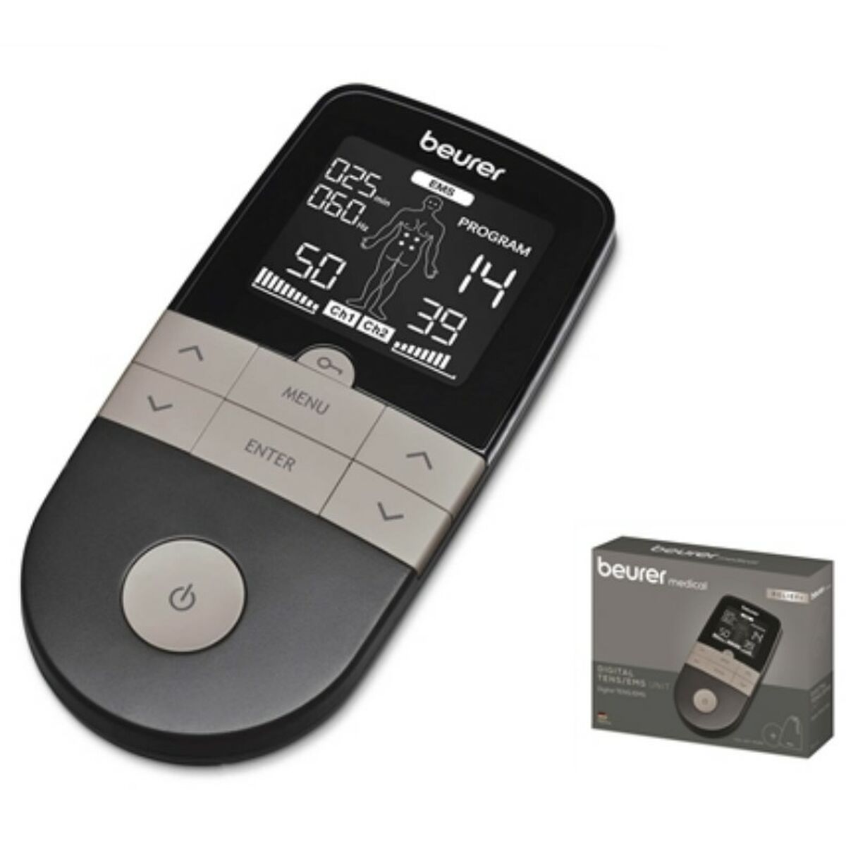 Cintura Per Massaggio E Calore Senza Fili Ricaricabile Beurer Em1r Relief+