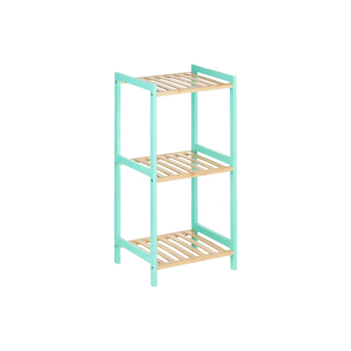 Scaffale Da Bagno Berilo Naturale Menta 35 X 30 X 70 Cm 35,2 X 70 X 30,2 cm