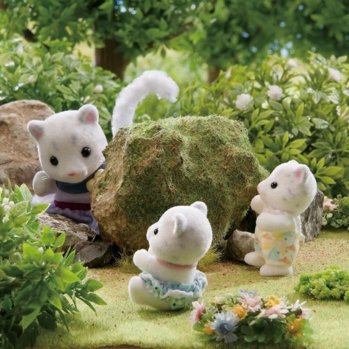 Playset Sylvanian Families Snow Leopard Family Multicolore - Image 4