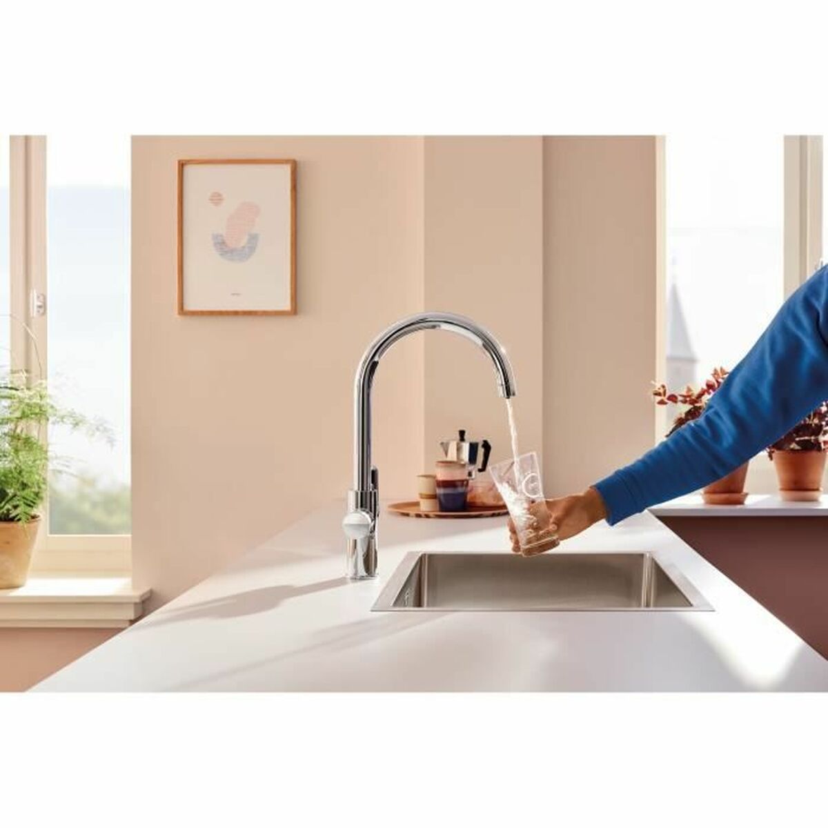 Kitchen Tap Grohe Blue Pure Startcurve Metallo Forma A C - Image 4