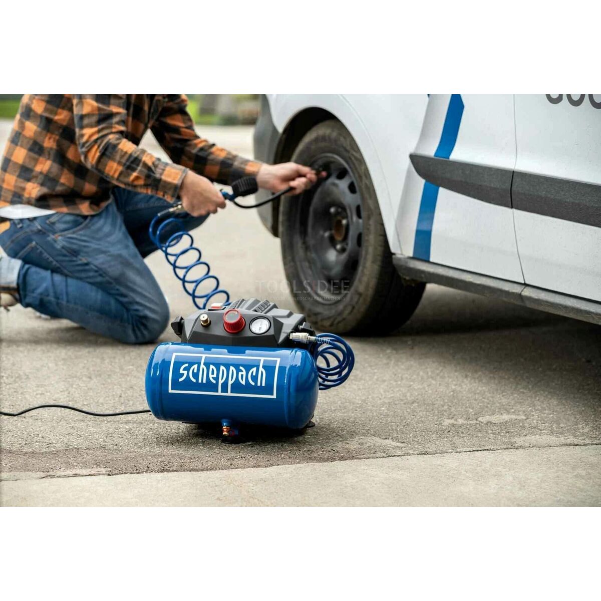 Compressore D'aria Scheppach Hc06 Orizzontale 1200 W 6 L - Image 3
