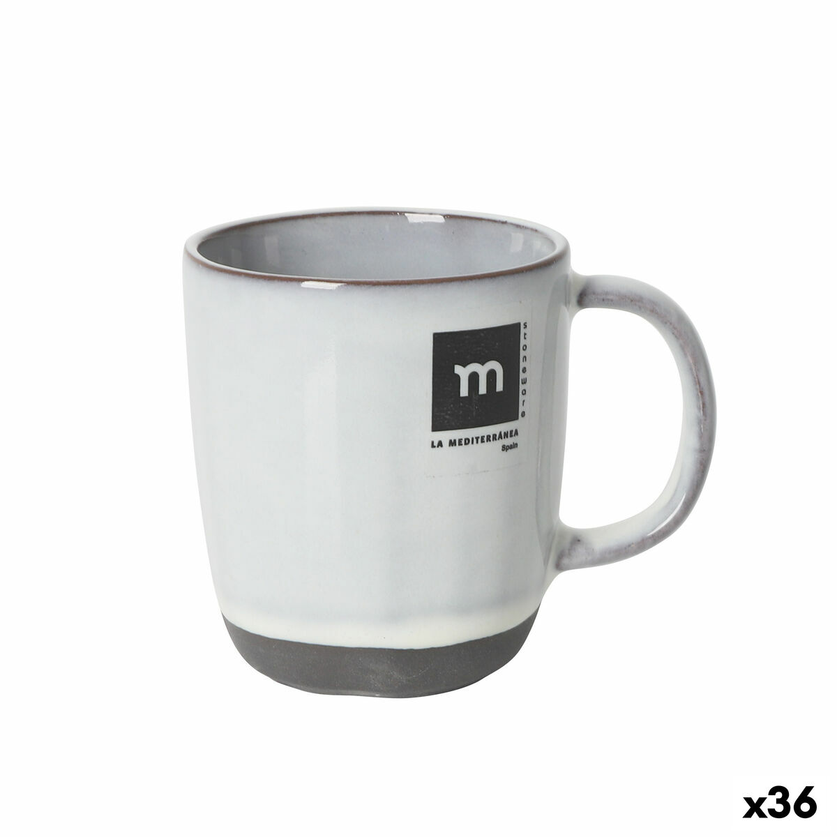 Tazza La Mediterránea Black Clay (36 Unità)