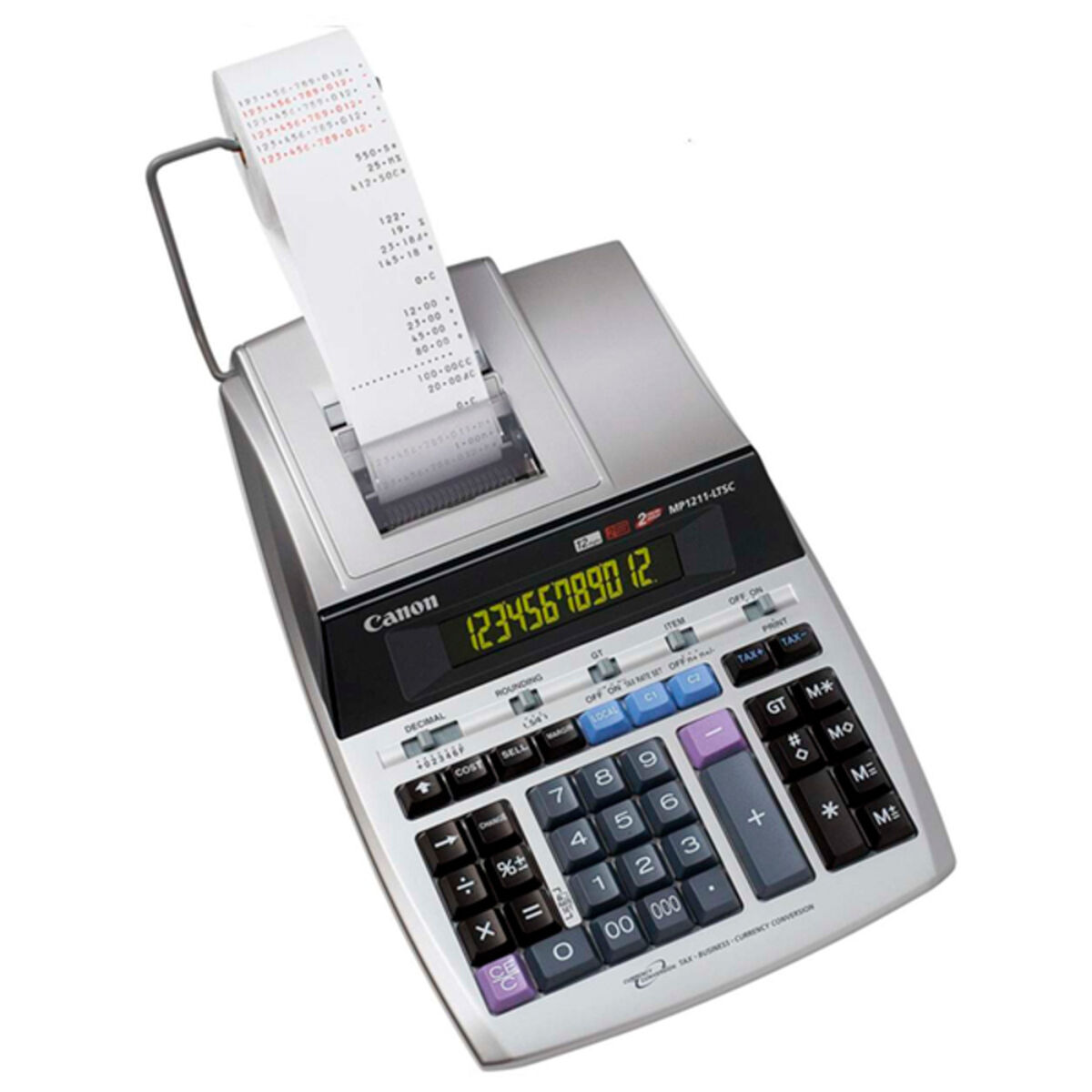 Calcolatrice Stampante Canon Mp1211-Ltsc Argentato Bianco