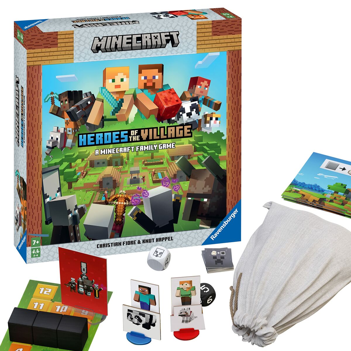 Gioco Da Tavolo Minecraft Heroes Of The Village
