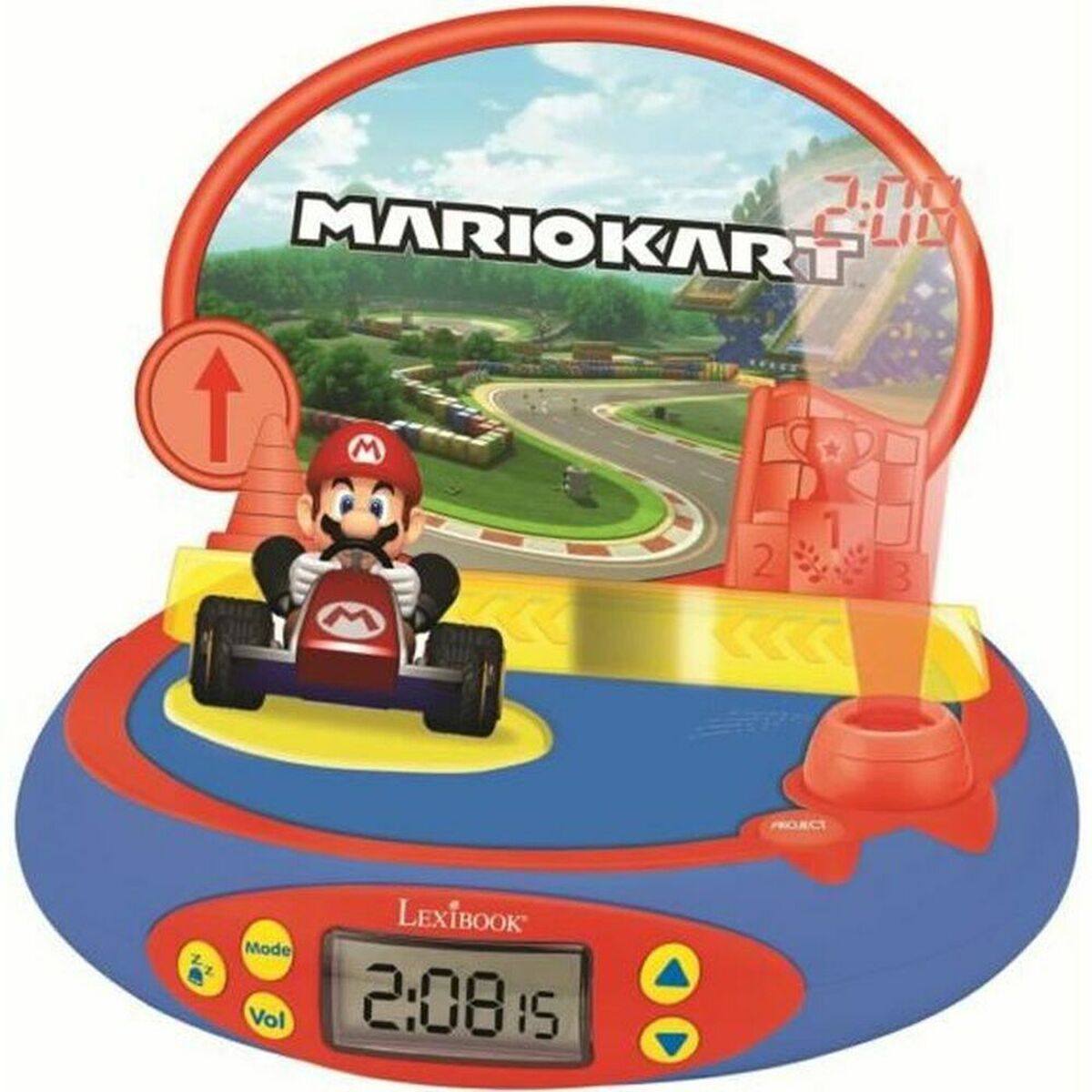 Orologio Sveglia Lexibook Mario Kart Proiettore Con Suono