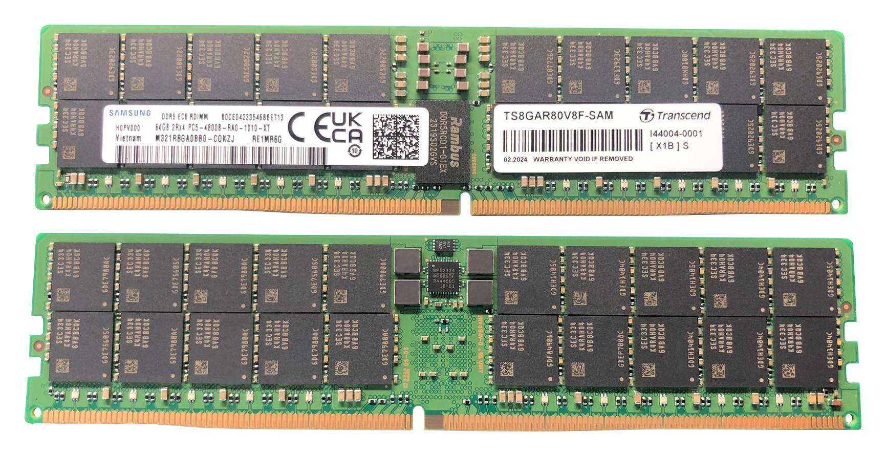Trascend Ram 64gb Ddr5 4800 ReG-Dimm 2rx4 1.1v