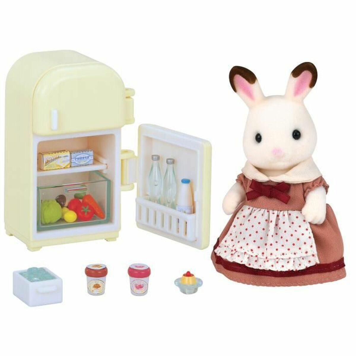 Personaggi D'azione Sylvanian Families Mom Rabbit Chocolate / Refrigerator